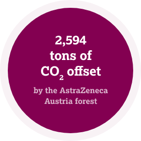 CO2 info graphic with arrow